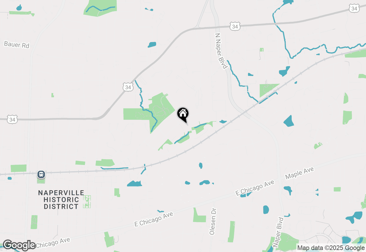 Map of 748 Hageman Place, Naperville, IL 60563