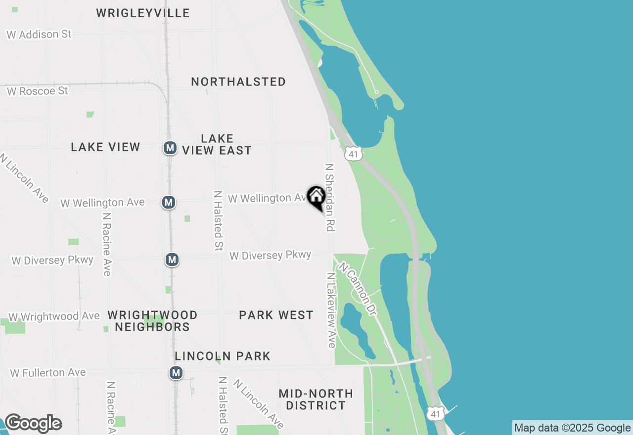 Map of (Address confidential), Chicago, Illinois 60657