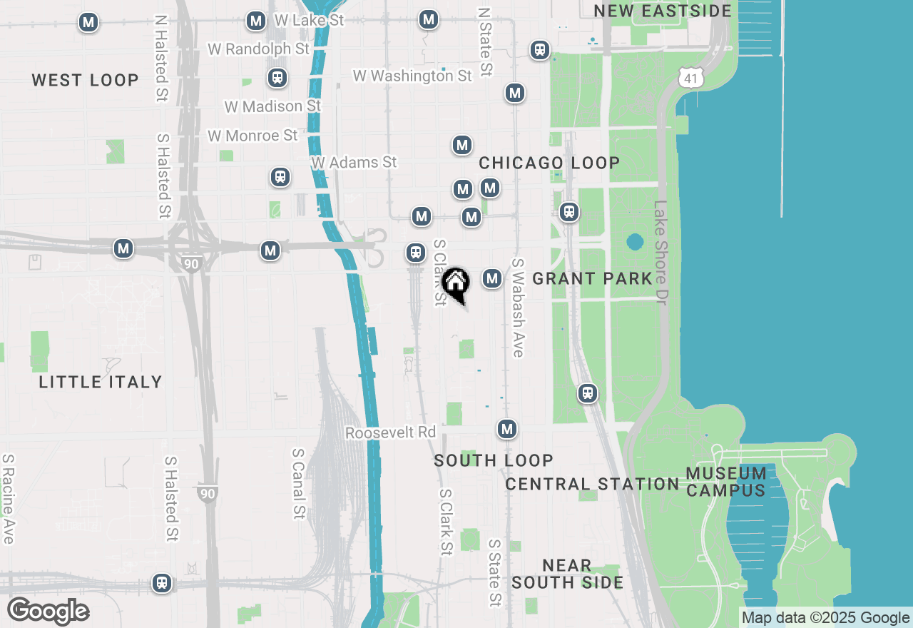 Map of 740 S Federal Street #504, Chicago, IL 60605