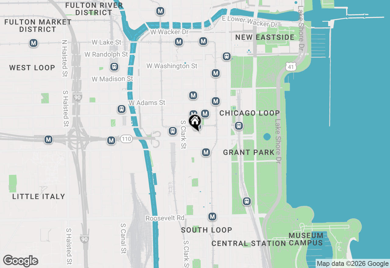 Map of 431 S Dearborn Street #507, Chicago, IL 60605