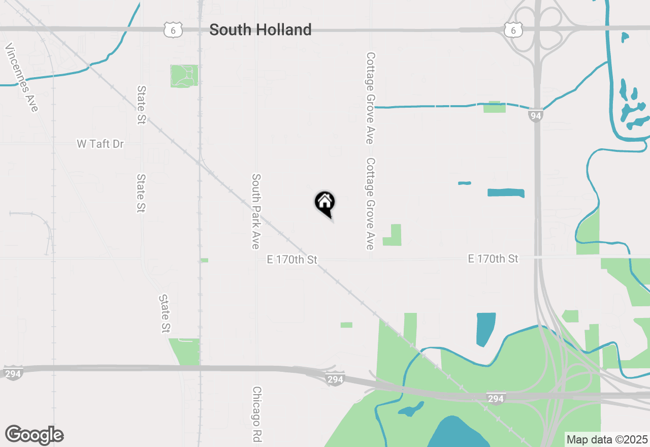 Map of 16901 School Street, South Holland, IL 60473