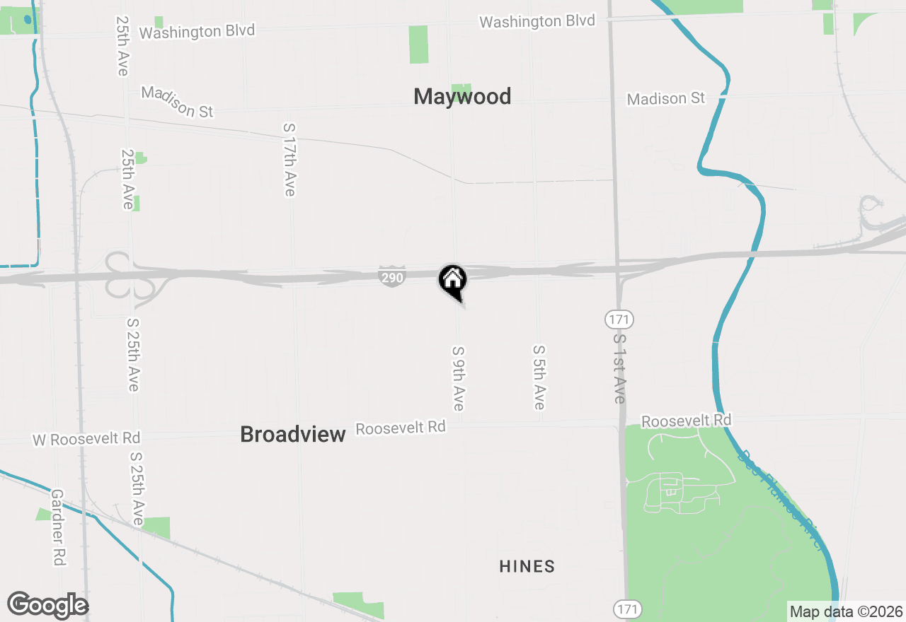 Map of 1902 S 9th Avenue, Maywood, IL 60153