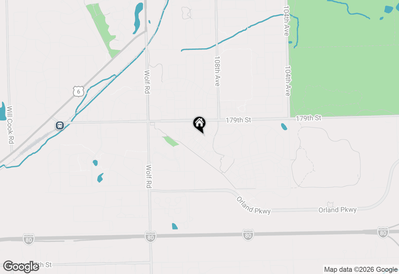 Map of 18007 Indiana Court #160, Orland Park, IL 60467