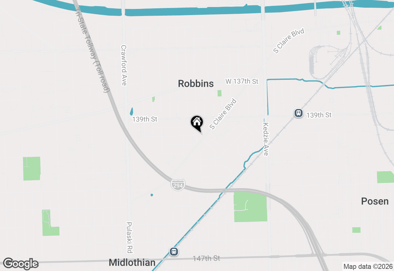 Map of 2829 W 140th Street, Blue Island, IL 60406