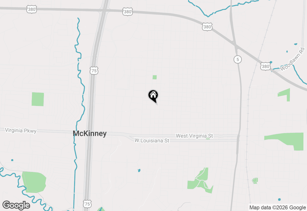 Map of 602 N Morris Street #B, Mckinney, TX 75069
