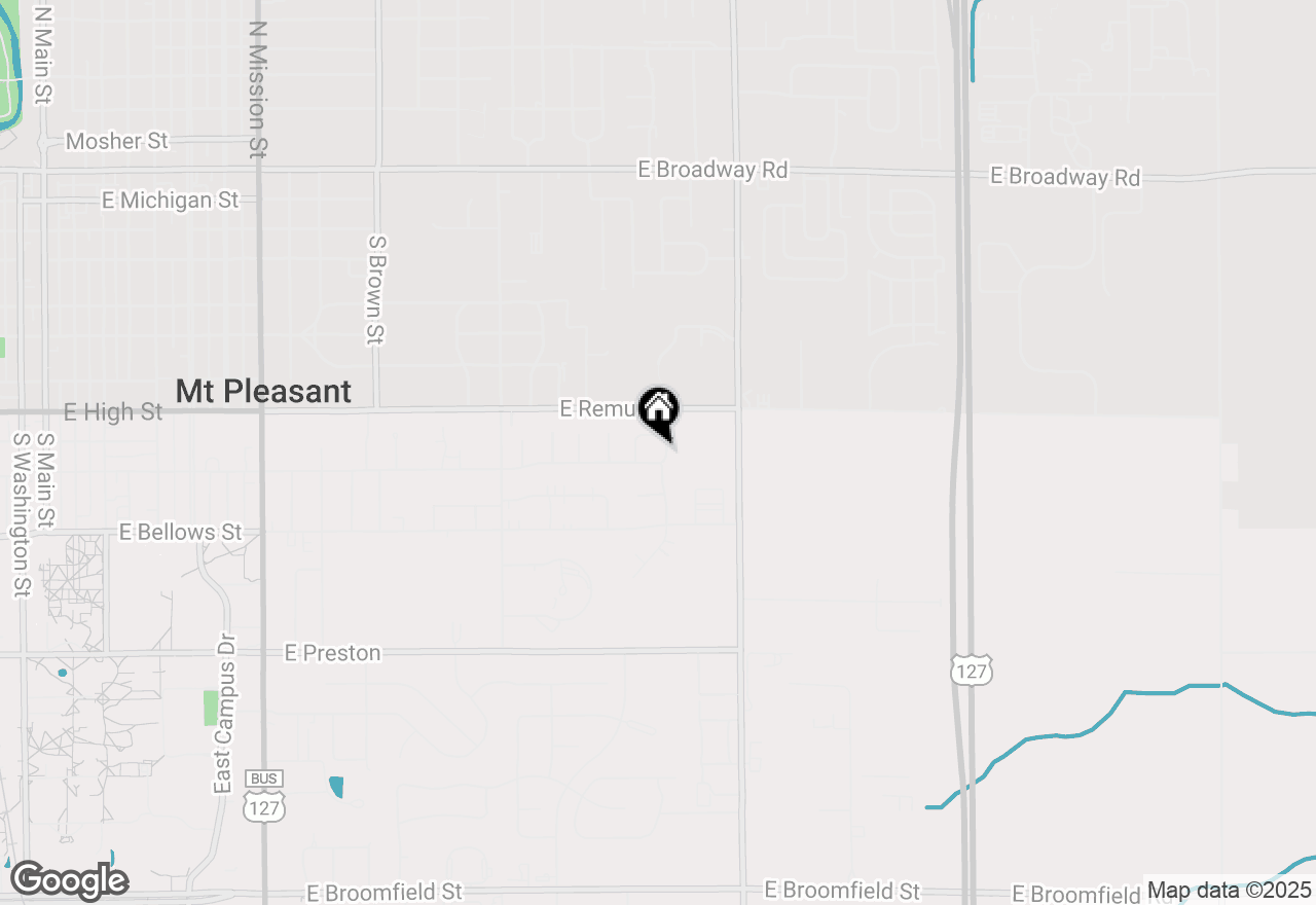 Map of 1681 E Gaylord Street #D, Mount Pleasant, MI 48858