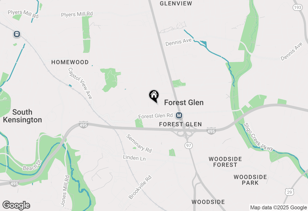 Map of 9813 Darcy Forest Drive, Silver Spring, MD 20910