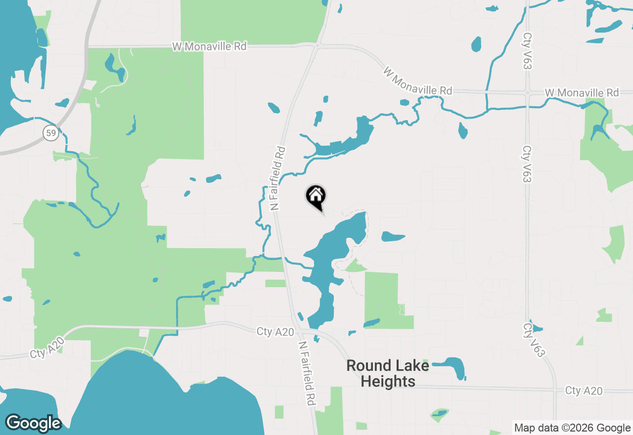 Map of 950 Blackcherry Lane, Round Lake Heights, IL 60073