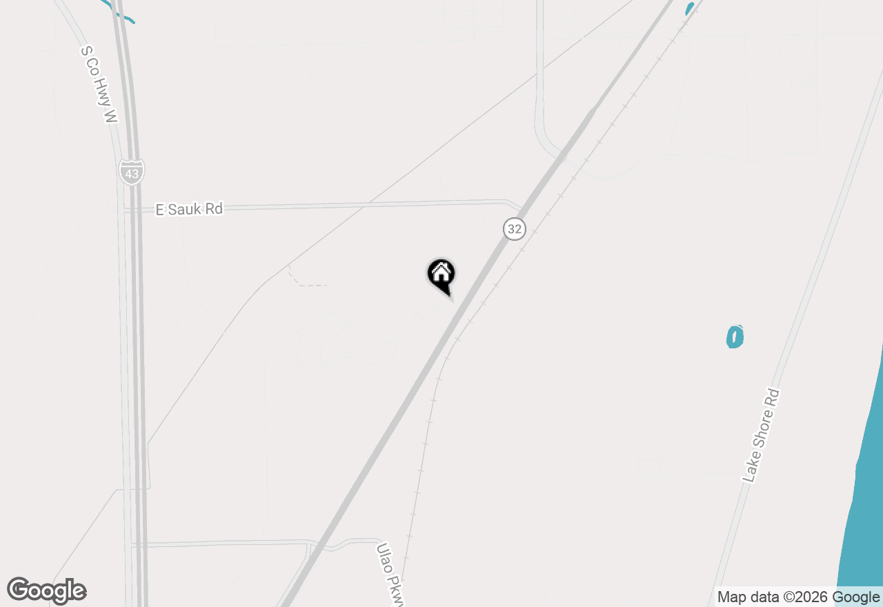 Map of 1909 Blue Spruce Ct, Grafton, WI 53024