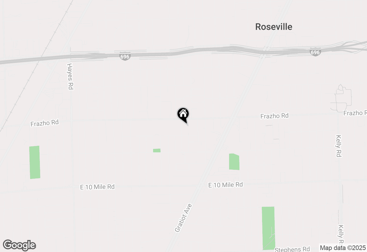 Map of 25870 Hudson Street, Roseville, MI 48066