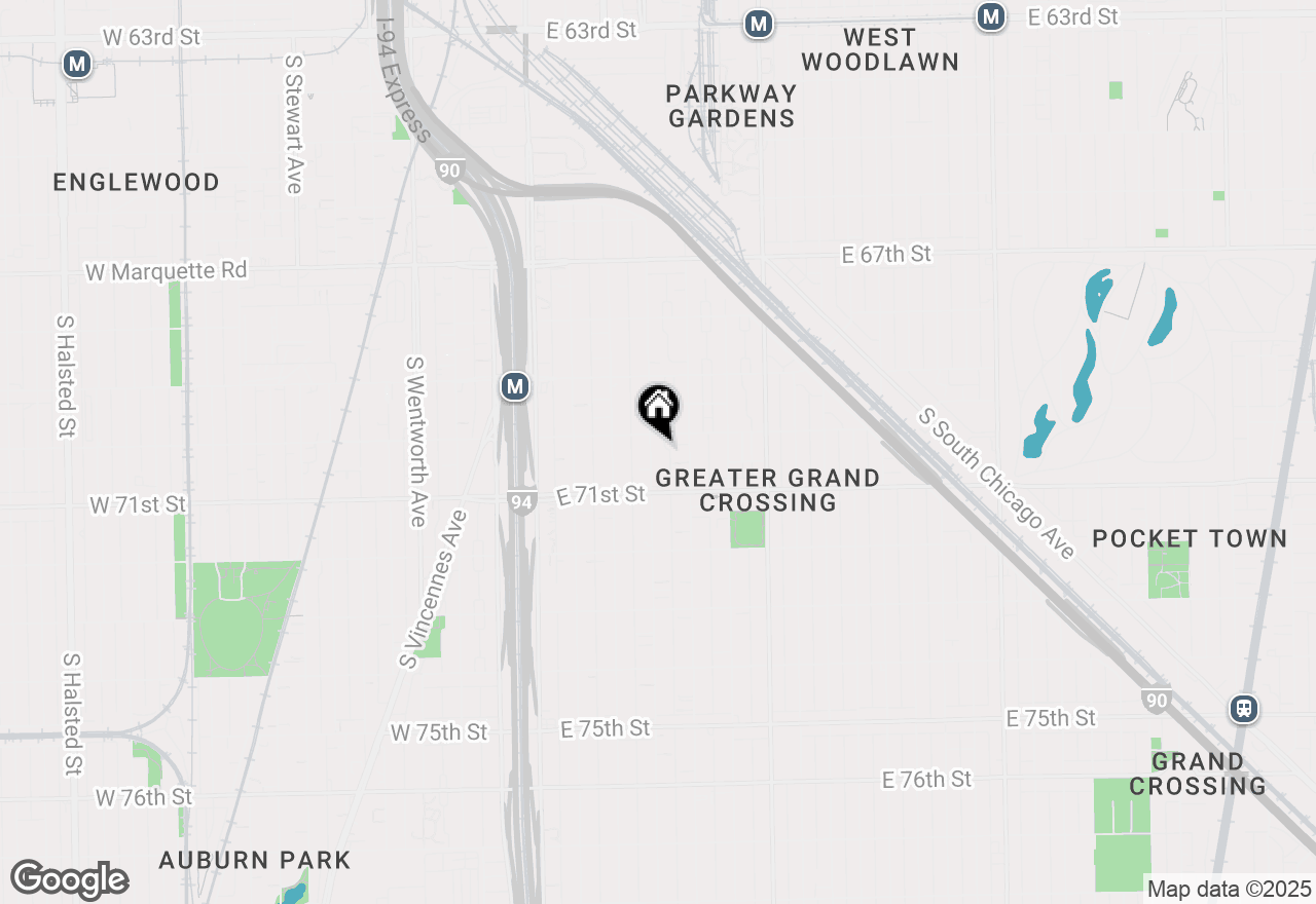 Map of 7015 S Indiana Avenue, Chicago, IL 60637