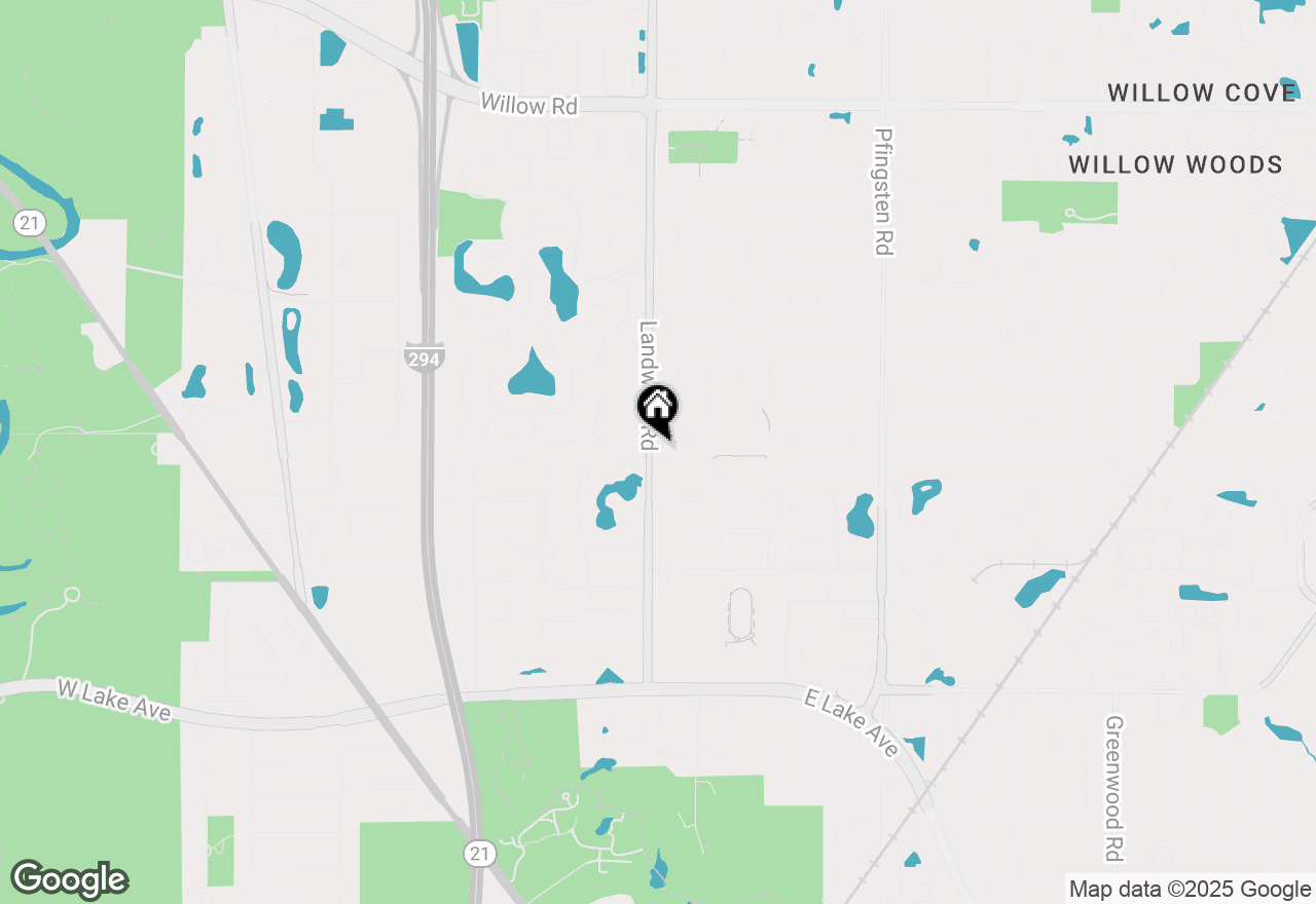 Map of 4141 Hampton Court, Glenview, IL 60026