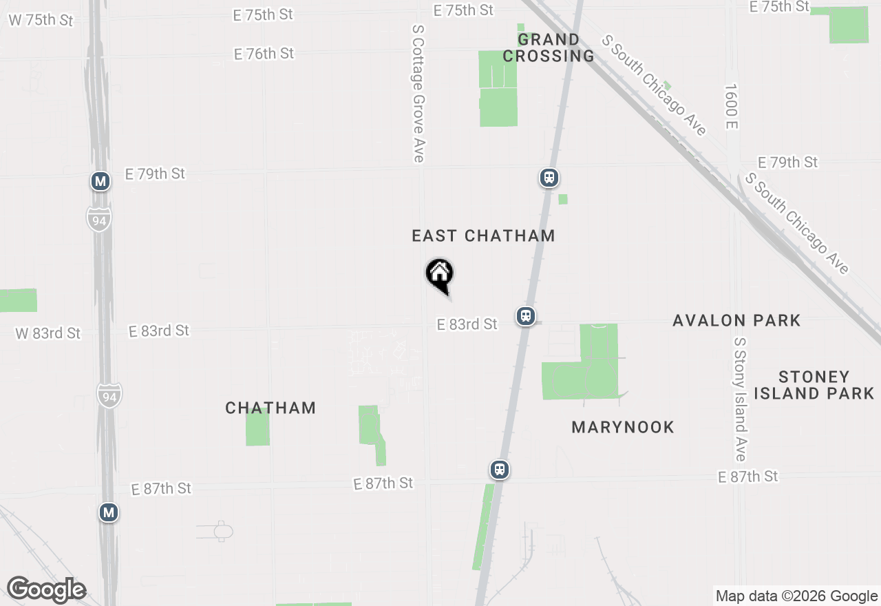 Map of 8222 S Maryland Avenue #3, Chicago, IL 60619