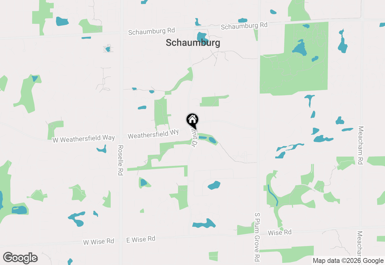 Map of 534 Summit Drive, Schaumburg, IL 60193