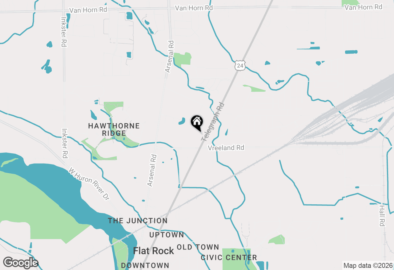 Map of 0 Telegraph Road, Flat Rock, MI 48134