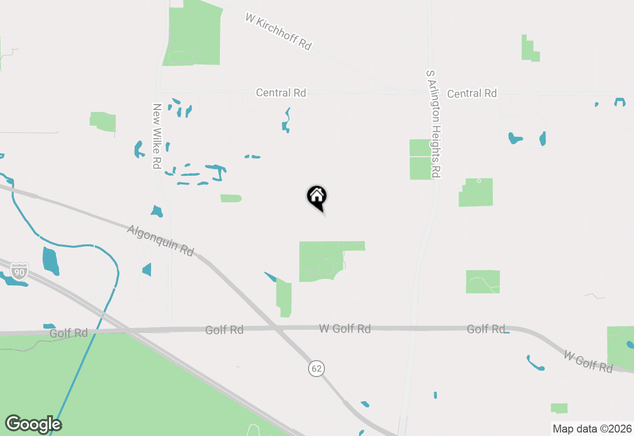 Map of 610 W Noyes Street, Arlington Heights, IL 60005