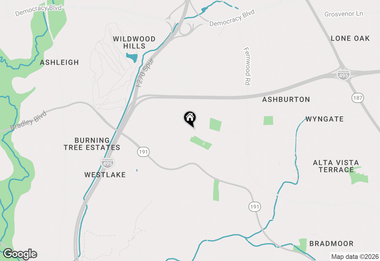 Map of 7001 Longwood Drive, Bethesda, MD 20817
