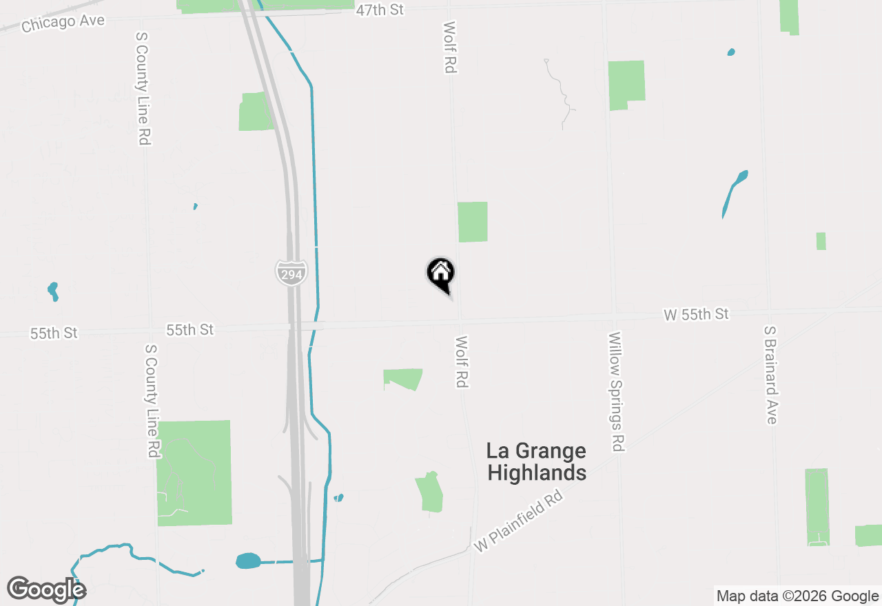Map of 5429 Lawn Avenue, Western Springs, IL 60558