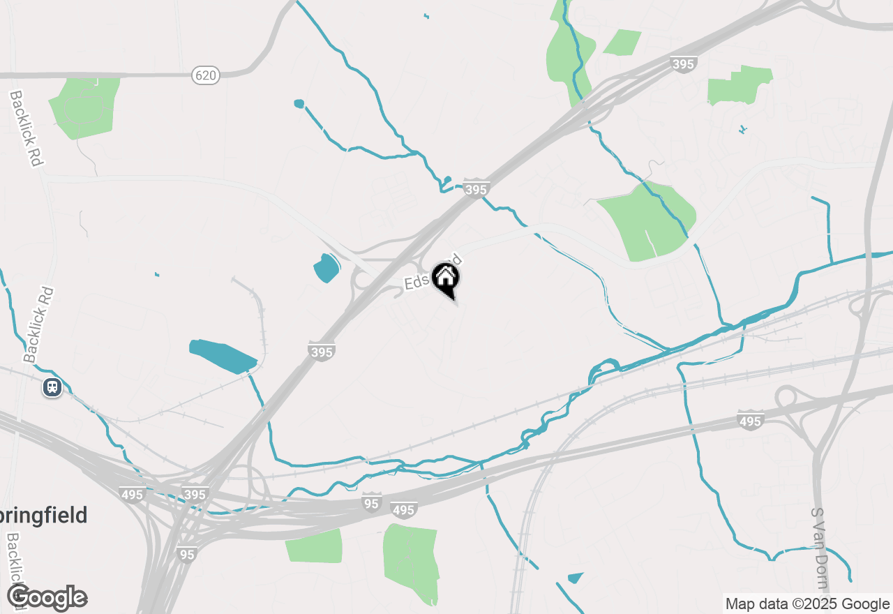 Map of 5615 Harrington Falls Lane #K, Alexandria, VA 22312