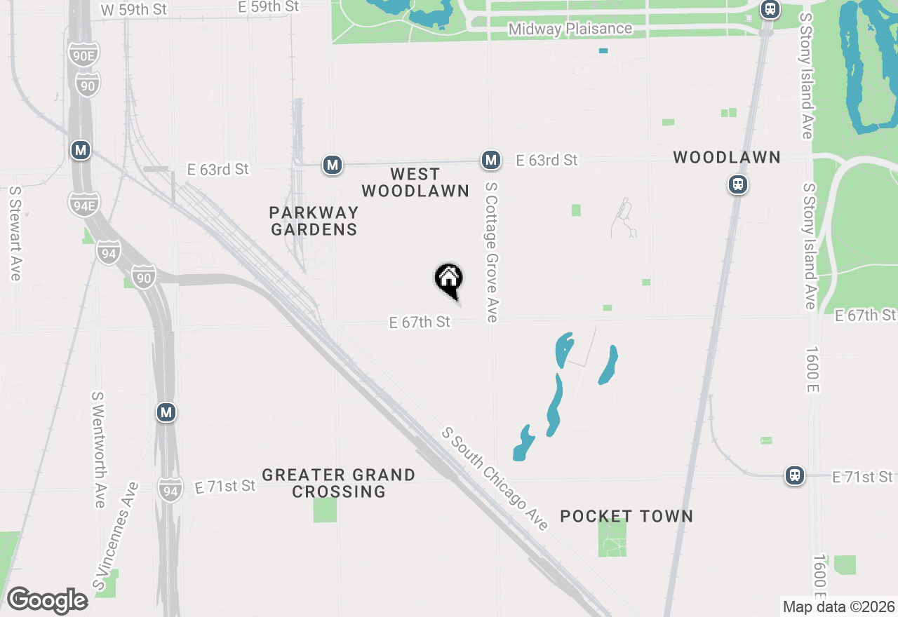 Map of 6640 S Langley Avenue, Chicago, IL 60637