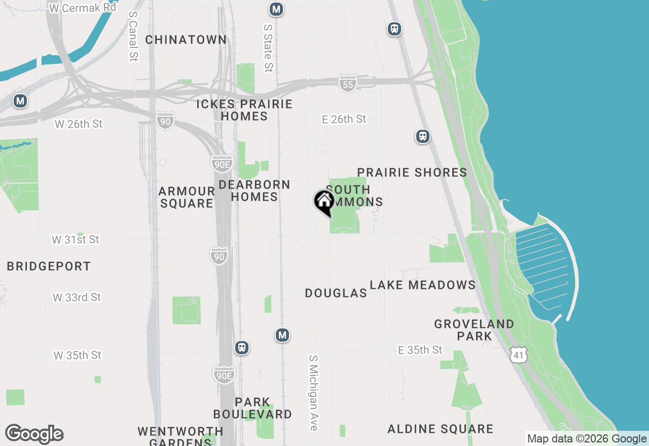 Map of 3041 S Michigan Avenue #511, Chicago, IL 60616