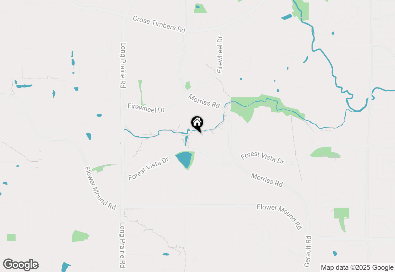 Map of 2036 Brookville Lane, Flower Mound, TX 75028