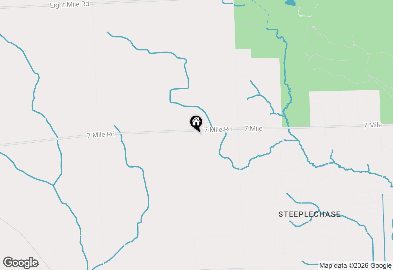 Map of 10710 7 Mile Road, Northville, MI 48167