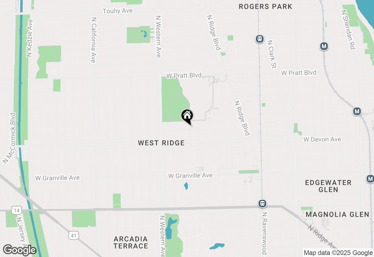 Map of 6457 N Bell Avenue #2, Chicago, IL 60645