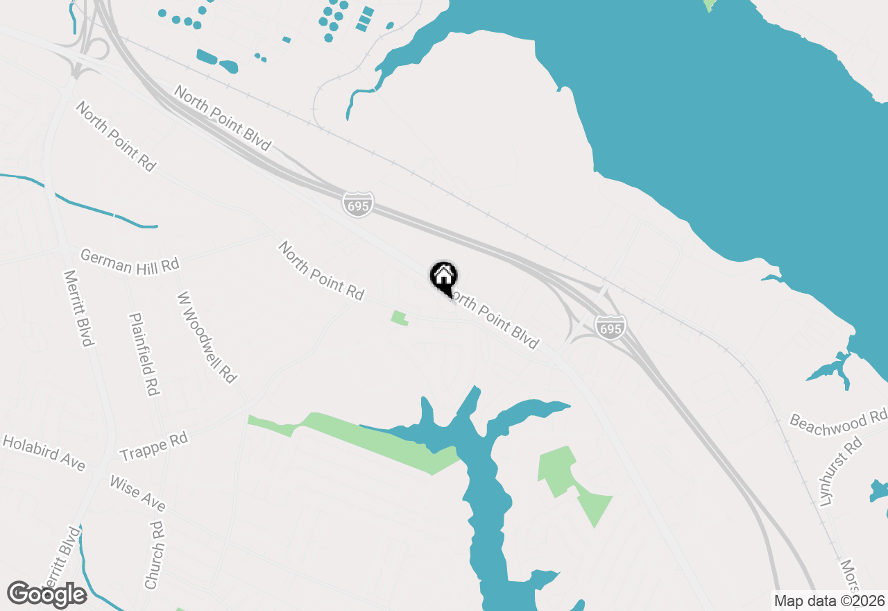 Map of 3317 Belsford Court, Baltimore, MD 21222