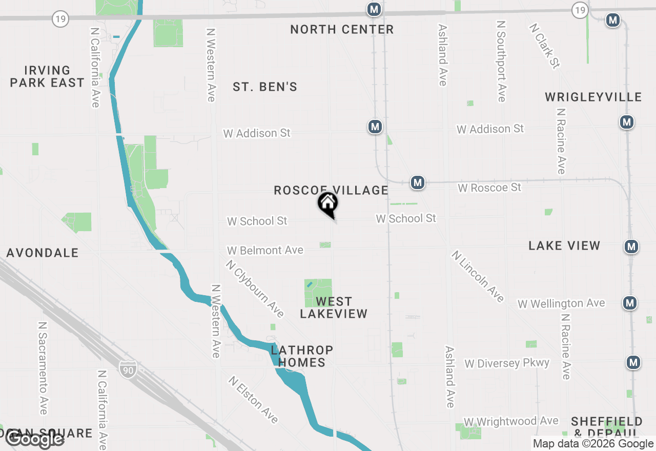 Map of 3250 N Damen Avenue #2, Chicago, IL 60618