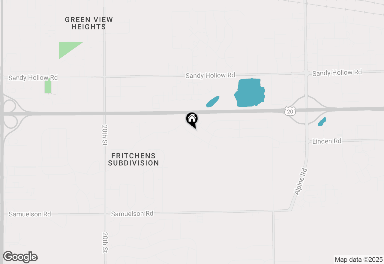 Map of 3772 Scarlet Oak Drive, Rockford, IL 61109
