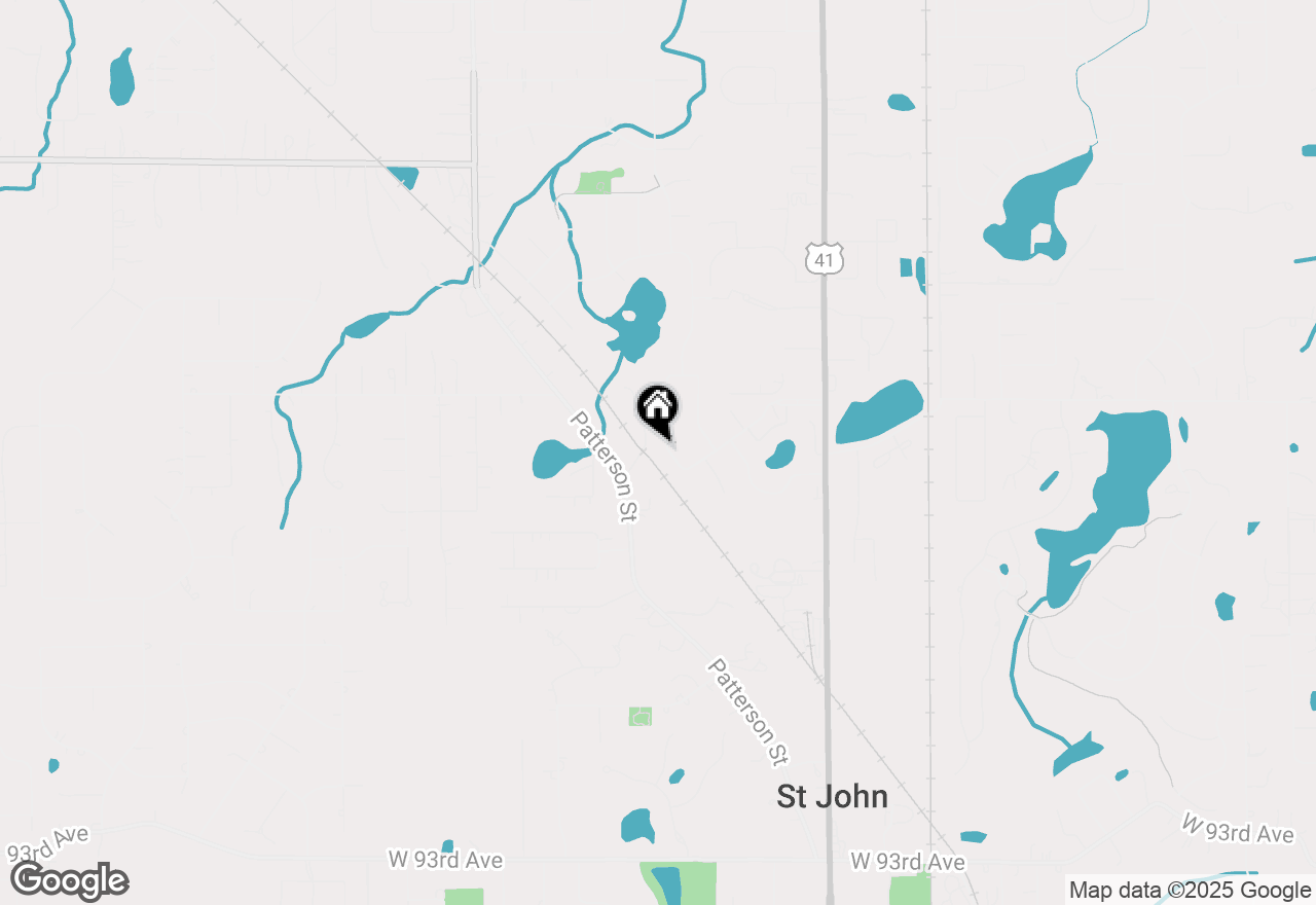 Map of 8592 Ventura Trails Drive, St. John, IN 46373