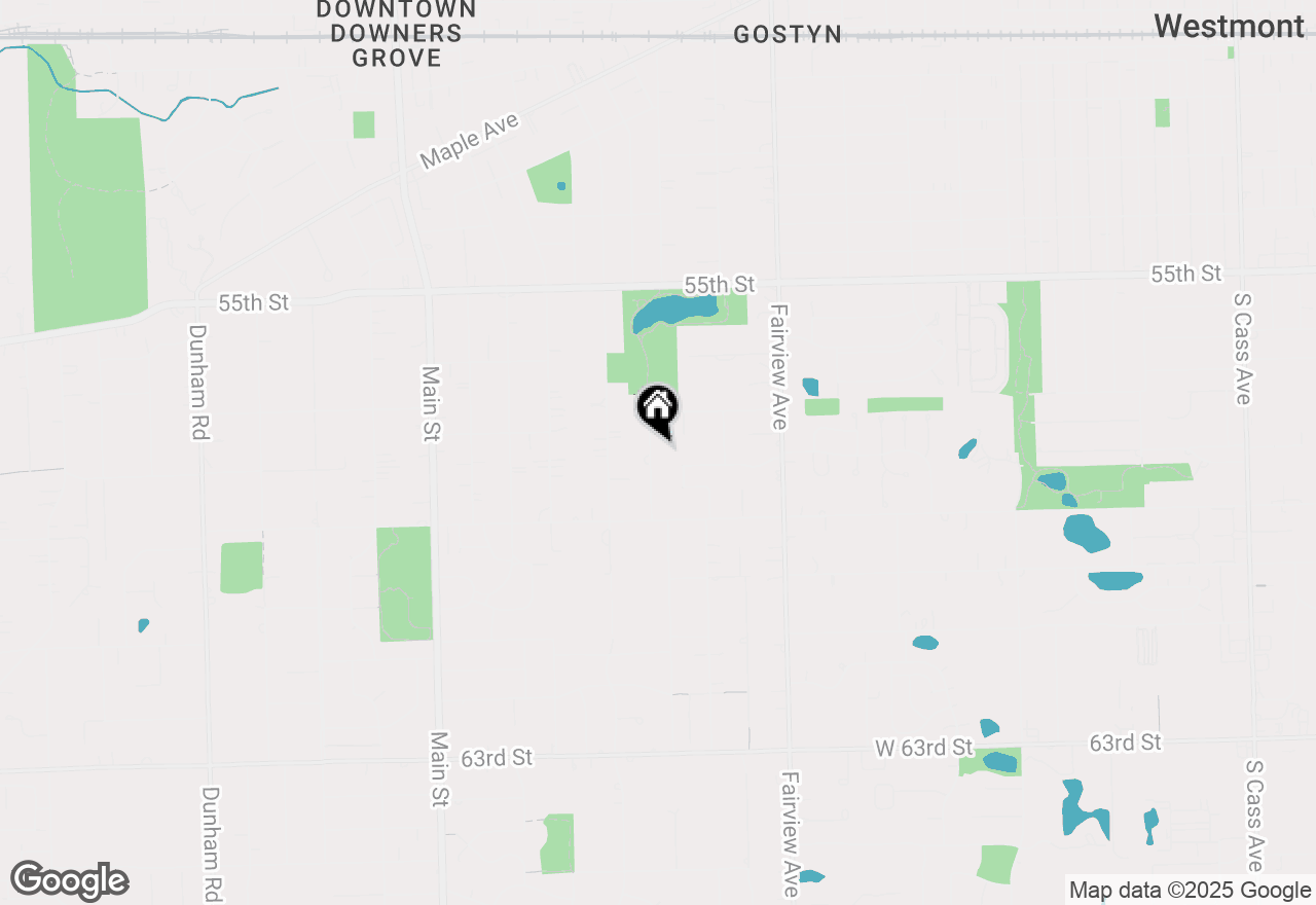 Map of 5735 Dearborn Parkway, Downers Grove, IL 60516