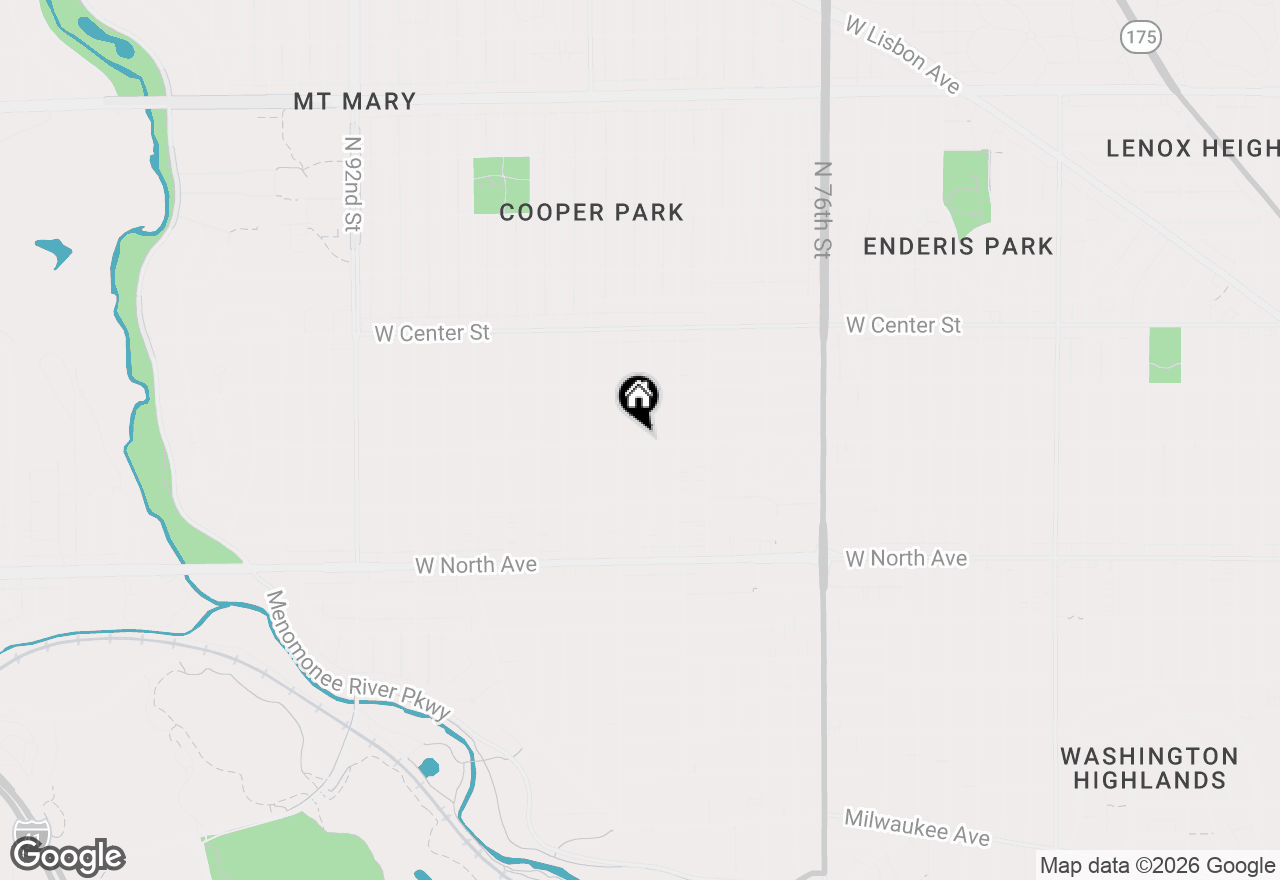 Map of 2505 N 82nd St, Wauwatosa, WI 53213