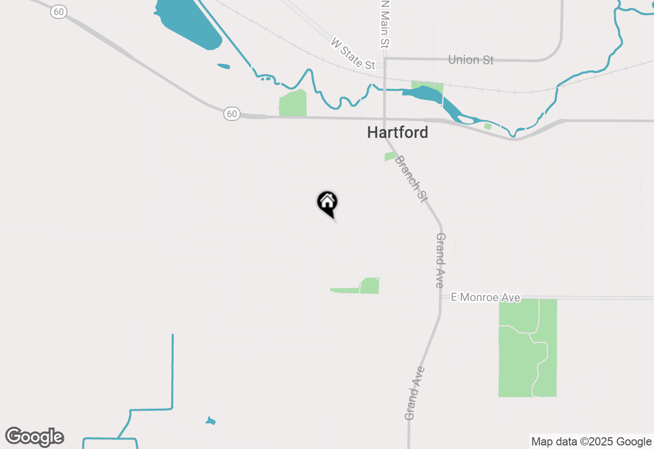 Map of 534 Cedar St, Hartford, WI 53027