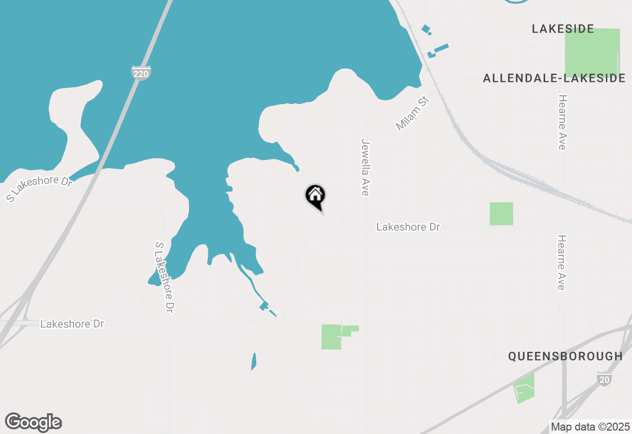 Map of 1930 Cross Lake, Shreveport, LA 71109