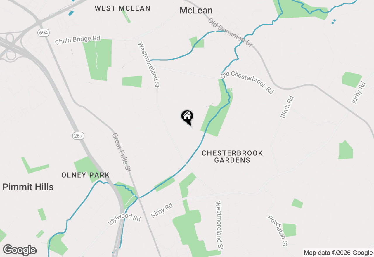 Map of 6712 Dean Drive, Mclean, VA 22101