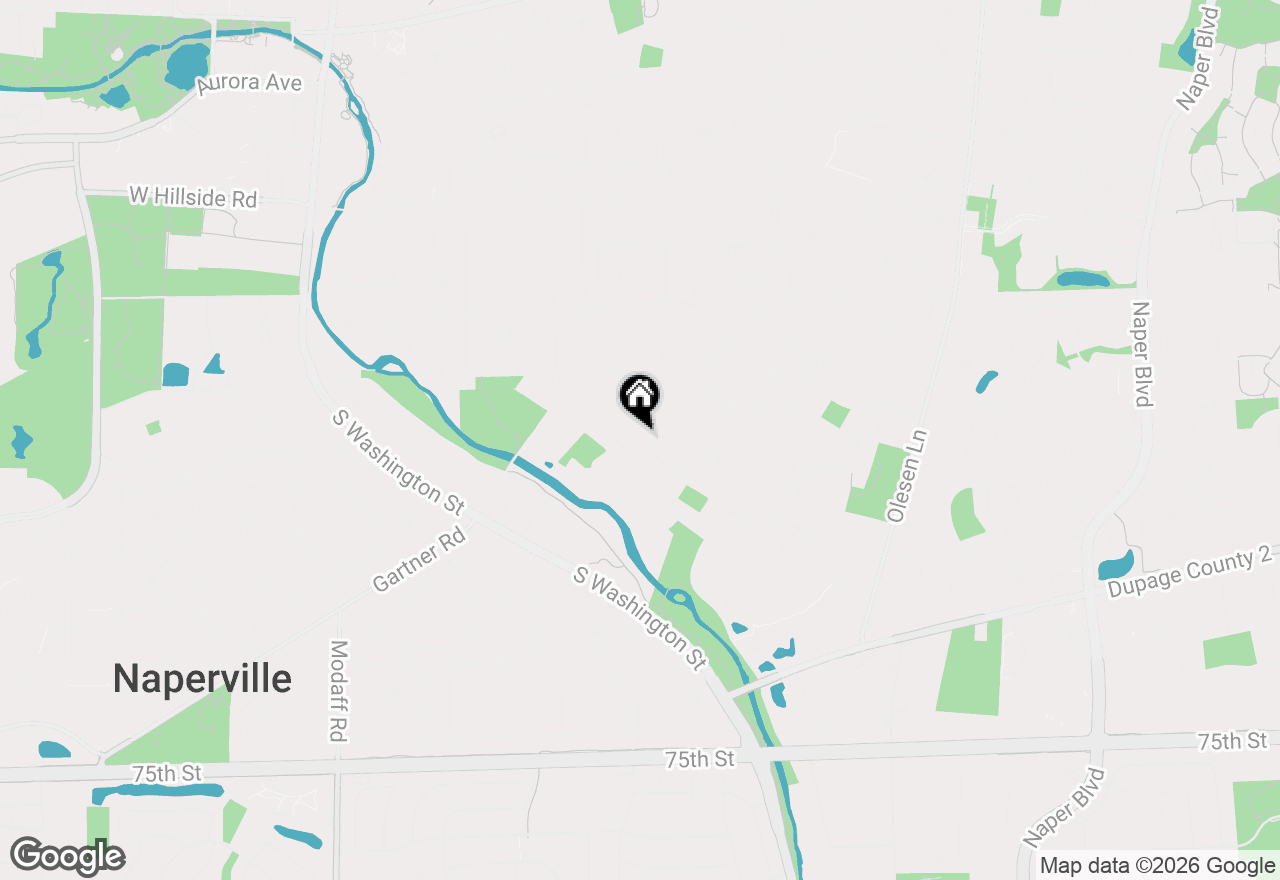 Map of 932 Watercress Drive, Naperville, IL 60540