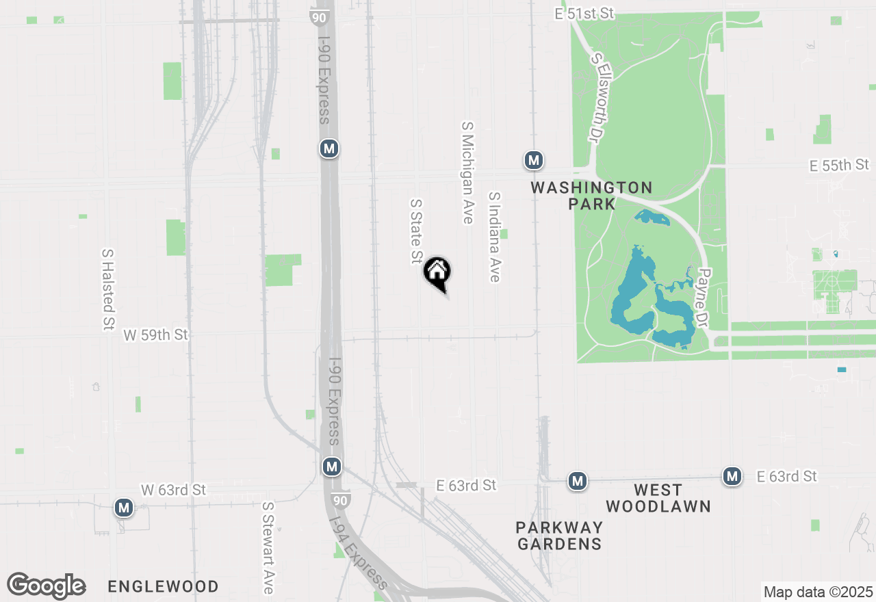 Map of 5816 S Wabash Avenue, Chicago, IL 60637