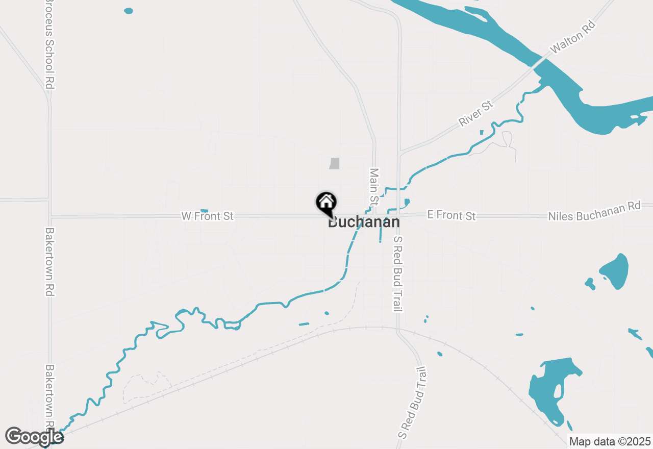 Map of 105 Clark Street, Buchanan, MI 49107