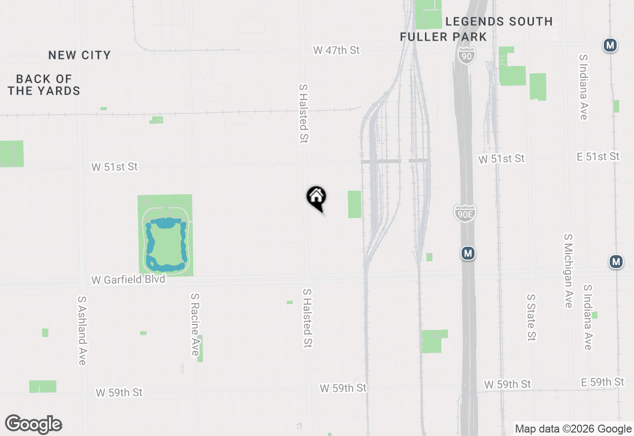 Map of 5258 S Emerald Avenue, Chicago, IL 60609