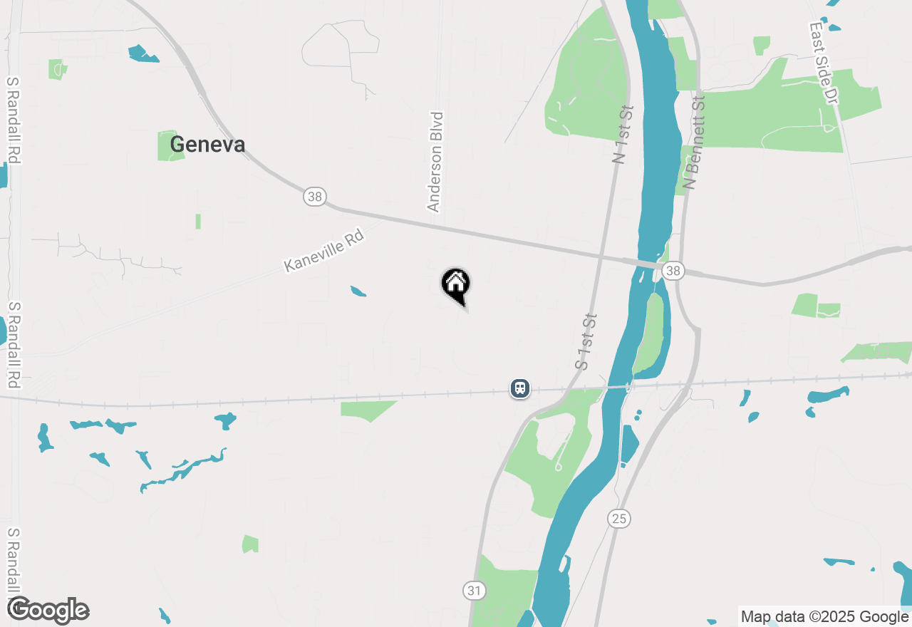 Map of 313 S 7th Street, Geneva, IL 60134