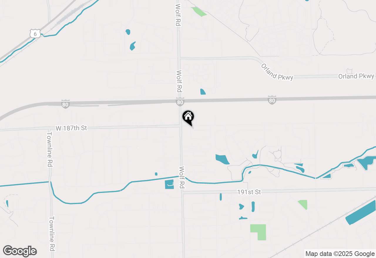 Map of 18708 Kestrel Avenue, Mokena, IL 60448