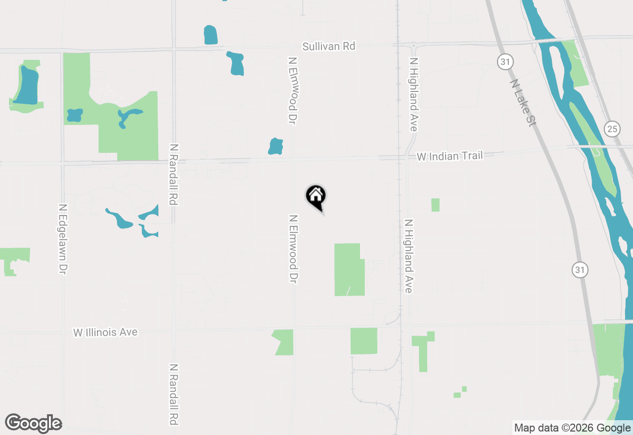 Map of 895 Richard Street, Aurora, IL 60506