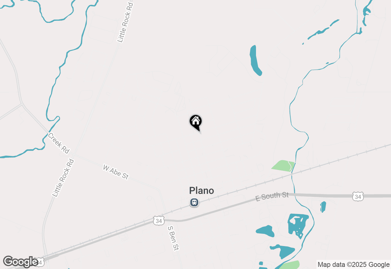 Map of 605 Ramsden Road, Plano, IL 60545