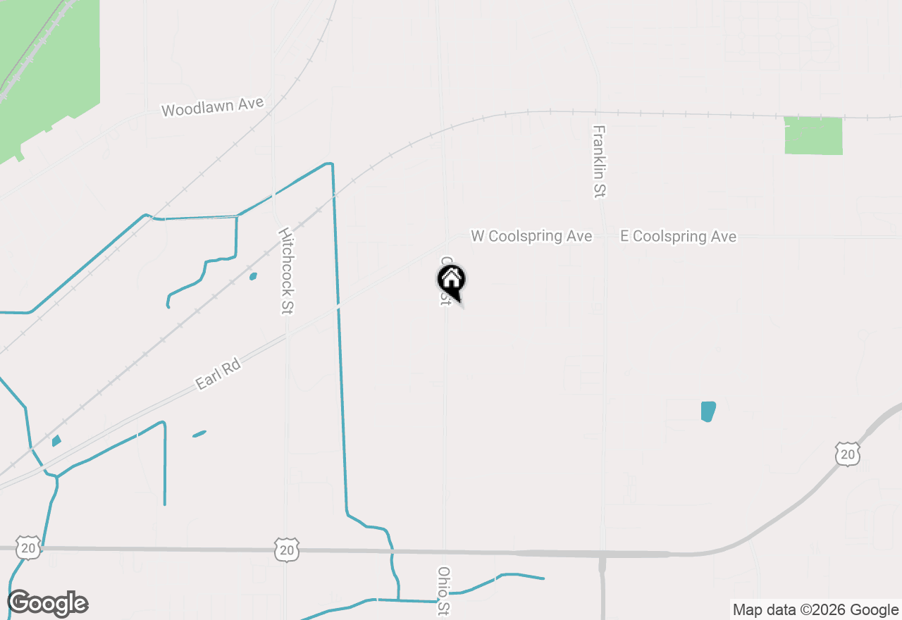 Map of 2726 Ohio Street, Michigan City, IN 46360