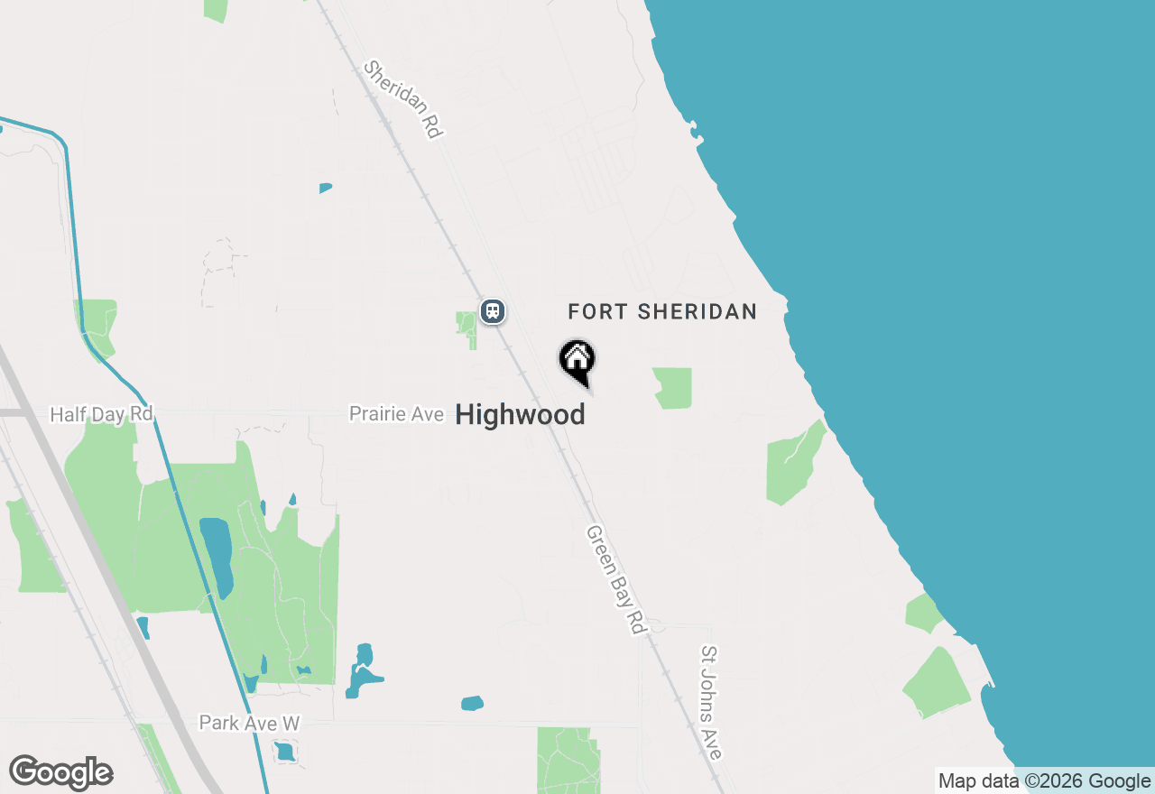 Map of 415 Bloom Street, Highland Park, IL 60035