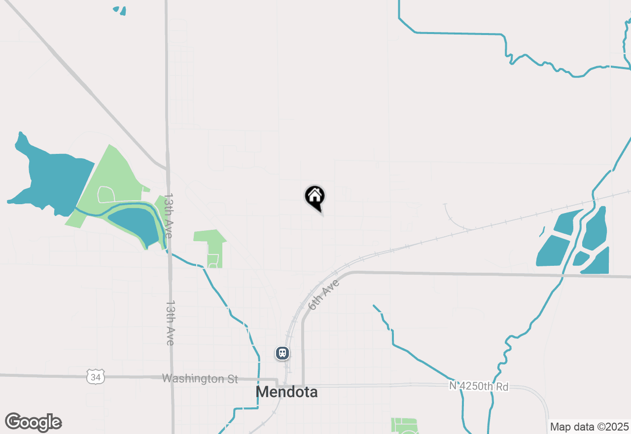 Map of 403 16th Street, Mendota, IL 61342