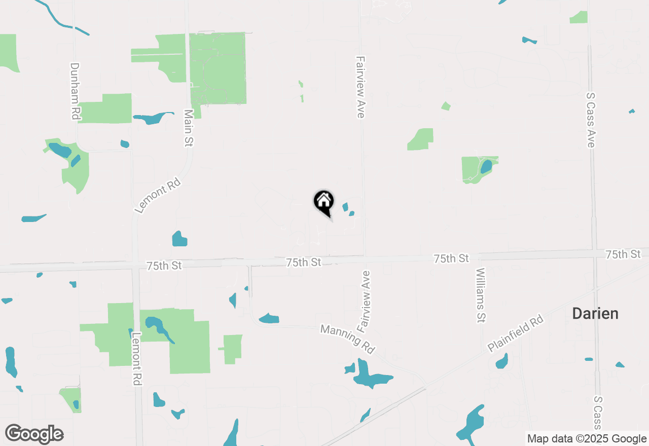 Map of 7353 Blackburn Avenue #K-206, Downers Grove, IL 60516