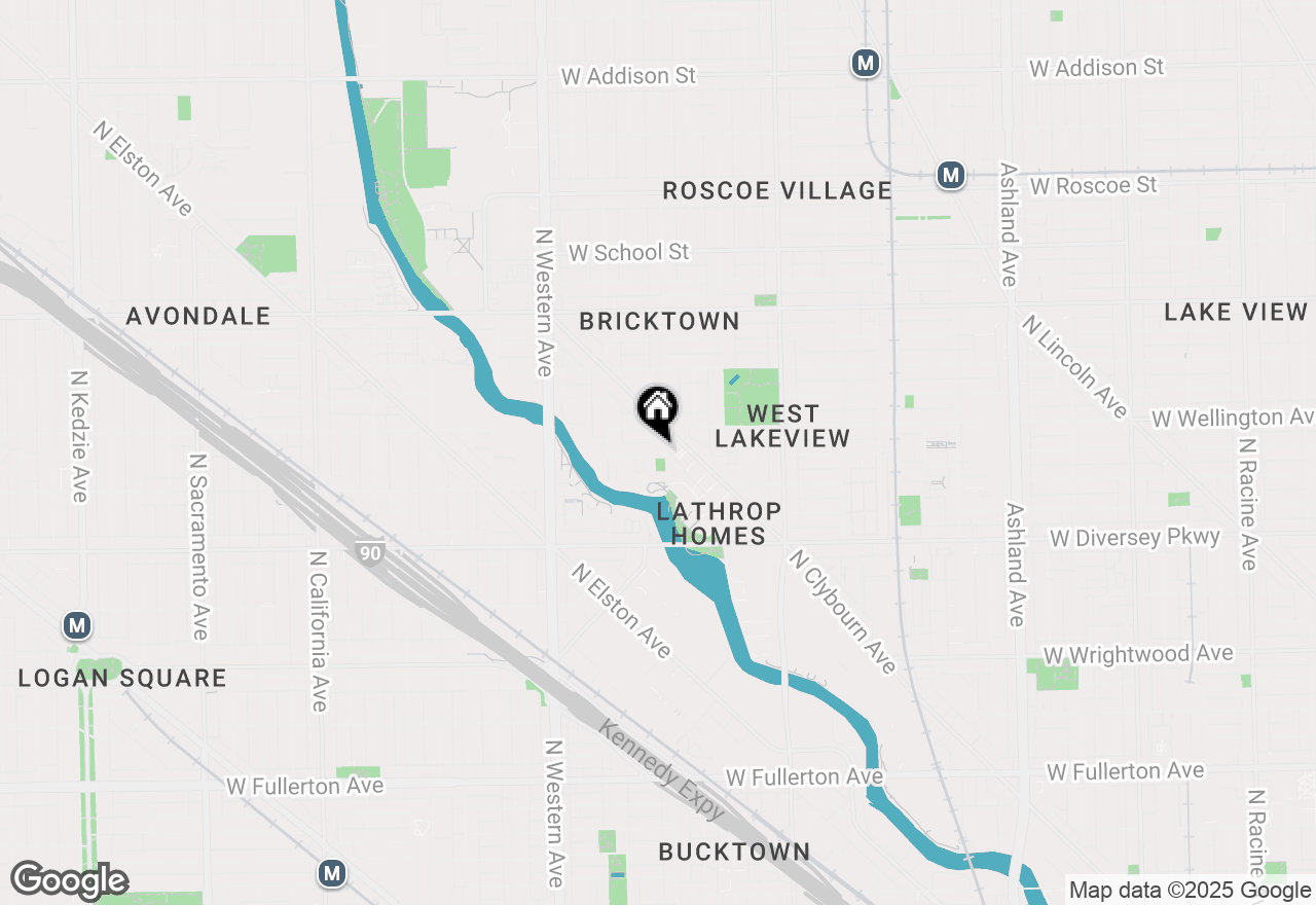 Map of 2936 N Leavitt Street, Chicago, IL 60618